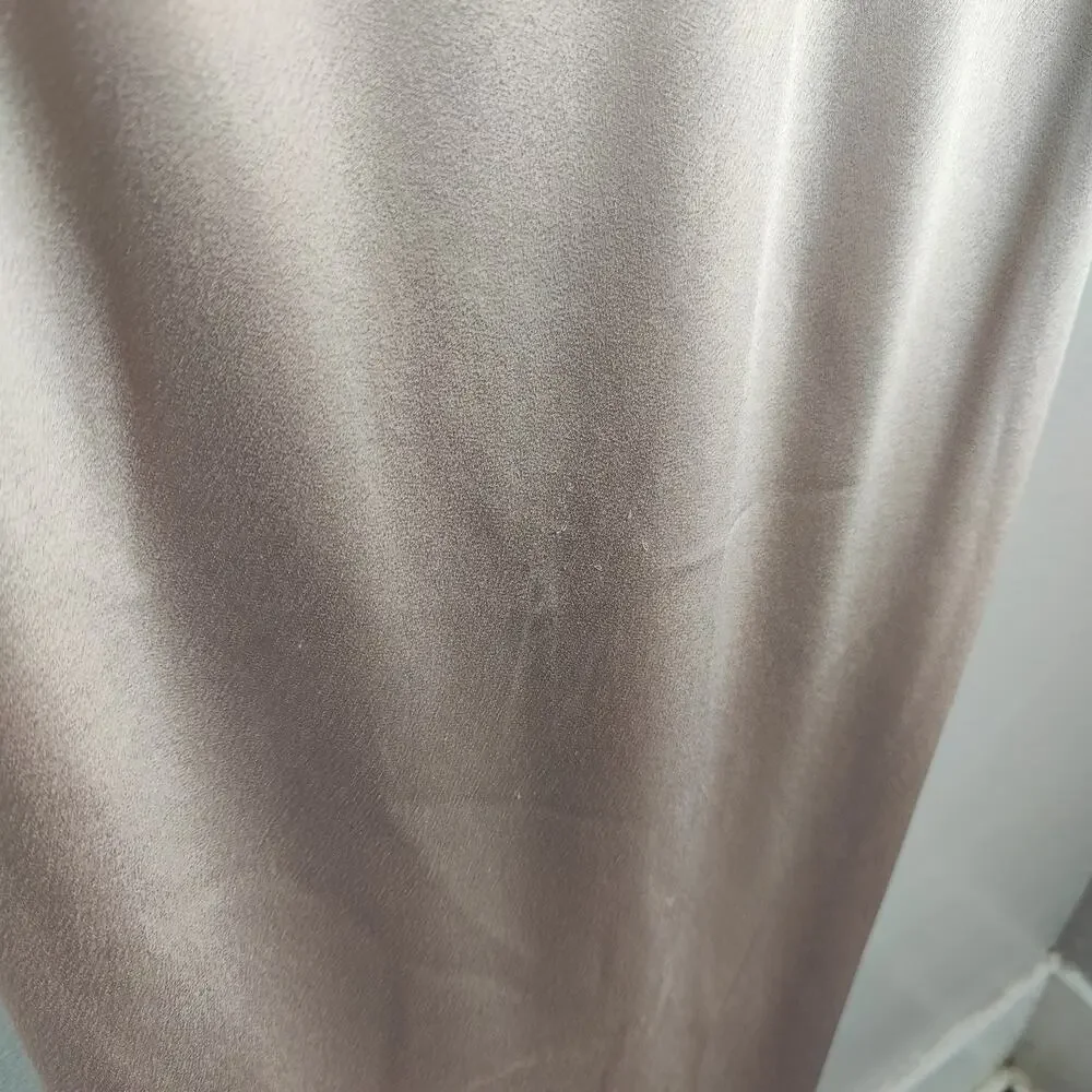 Jenny Yoo Satin Maxi Dress in Champagne - Picture 3 of 11